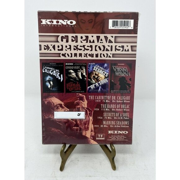 GERMAN EXPRESSIONISM COLLECTION 4 Dvd Set Cabinet Dr. Caligari Hands Orlac NEW - Picture 2 of 7